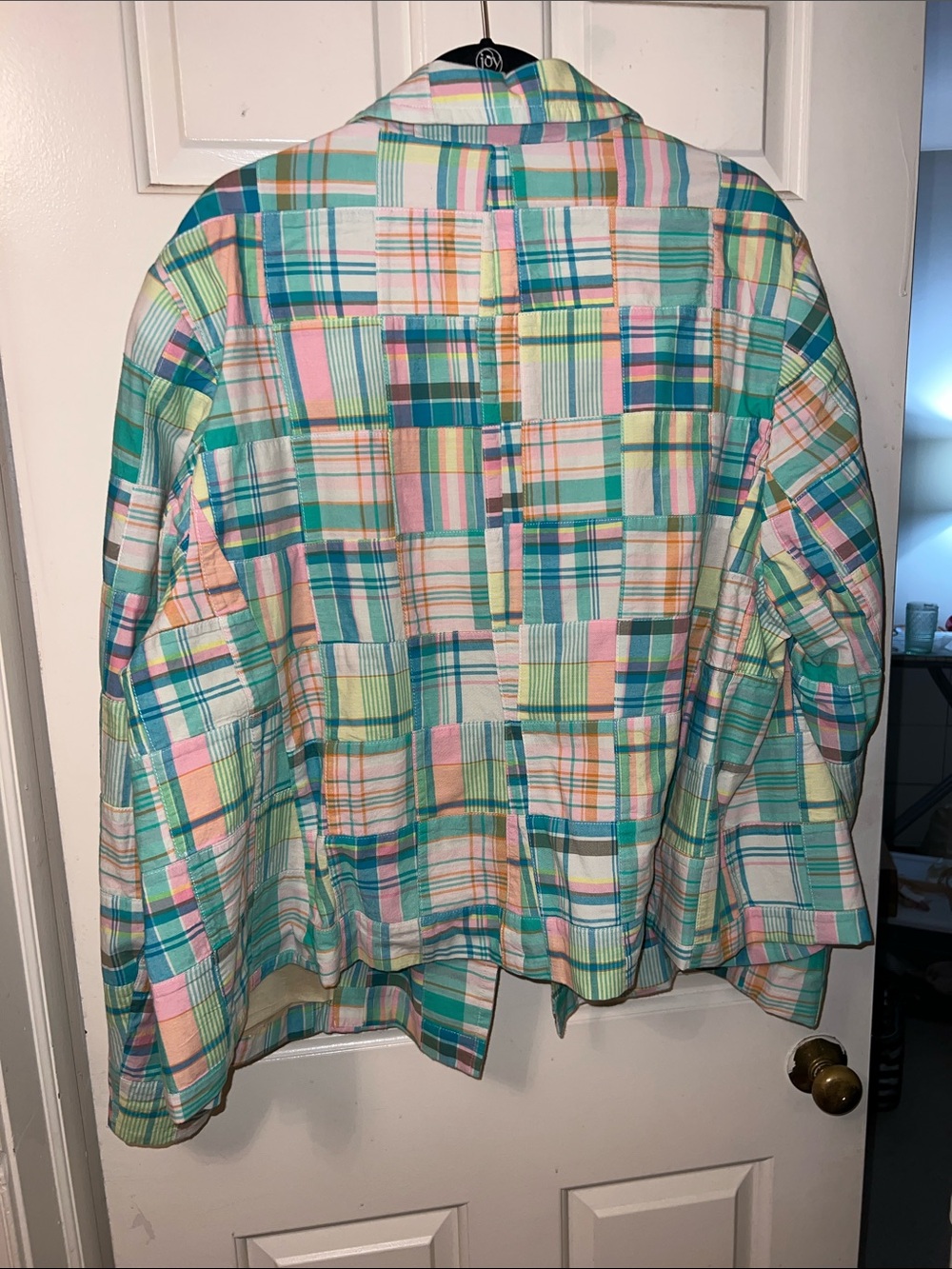 Talbots Madras Jacket Plus Size - Picture 8 of 10